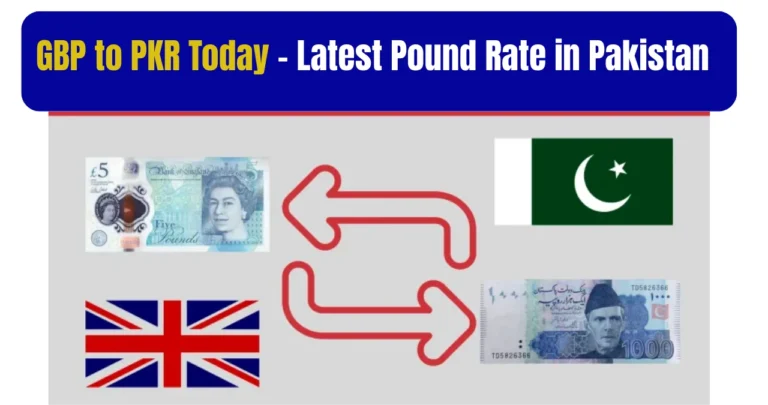 GBP to PKR Today – Latest Pound Rate in Pakistan