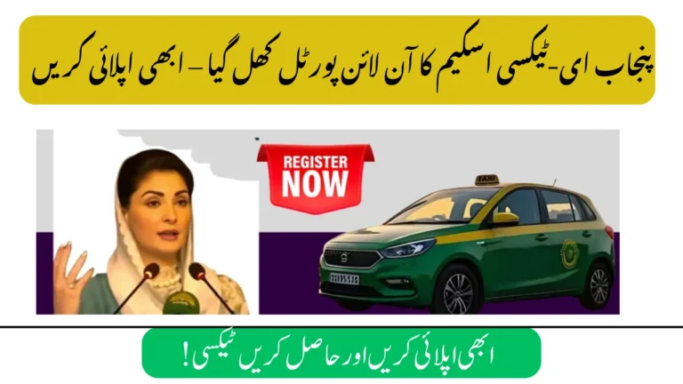 Application Portal Opened for Punjab E-Taxi Scheme – How to Apply September Updated Guide