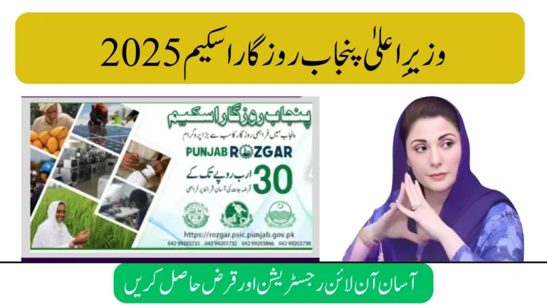 CM Punjab Rozgar Scheme 2025 – Online Loan Registration Made Simple