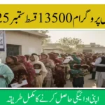 Ehsaas Qist September 2025 – How to Withdraw Rs. 13,500 Step by Step