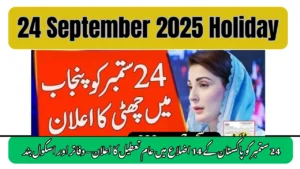 Public Holiday in Sindh on Sept 24 for By-Elections – Full District List