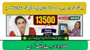 8171 Web Portal Update: BISP New Payment Rs 13,500 Released in September 2025