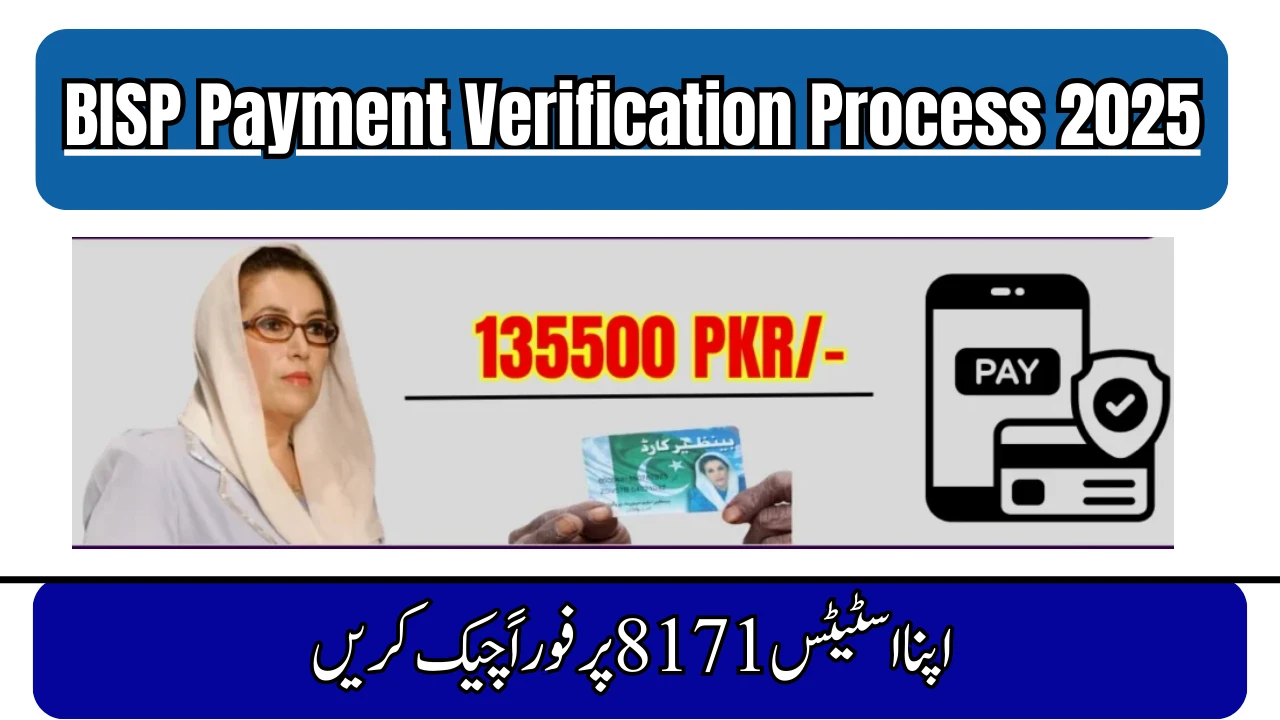 BISP Payment Verification 2025: CNIC Online & SMS Check Made Simple