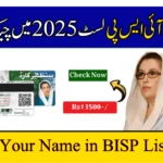 Verify Your Name in BISP List 2025 – CNIC Online & SMS Check