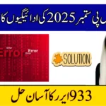 BISP September 2025 Update: Fixing Payment Issues & 933 Error Step by Step