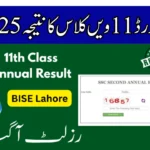 BISE Lahore 11th Class Result 2025 Check Online By Roll Number & SMS