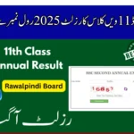 BISE Rawalpindi 11th Class Result 2025 – Check Online by Roll Number & SMS
