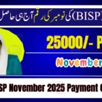 BISP November 2025 Payment Collection – How to Receive Your Cash Securely