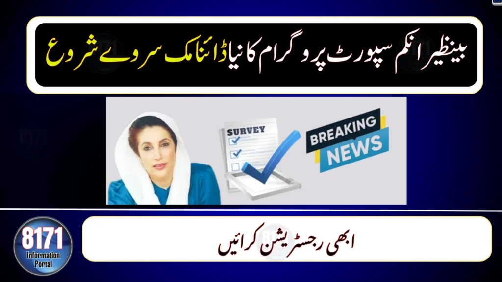 Current image: BISP Dynamic Survey 2025: Register Now with CNIC for New Payments