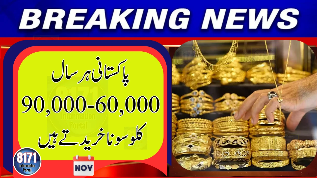 Pakistanis Buy 60,000–90,000 KG of Gold Every Year, CCP Report Reveals