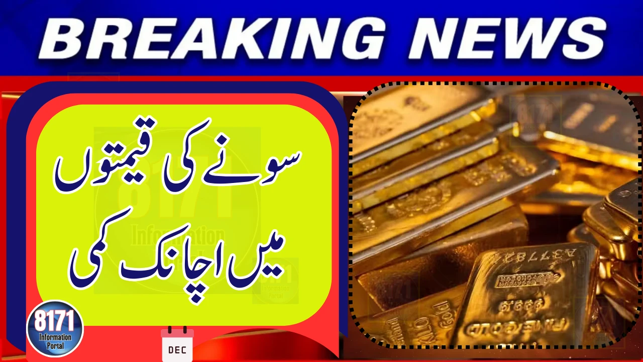 Gold Prices Slide Again in Pakistan — Latest Market Update Released