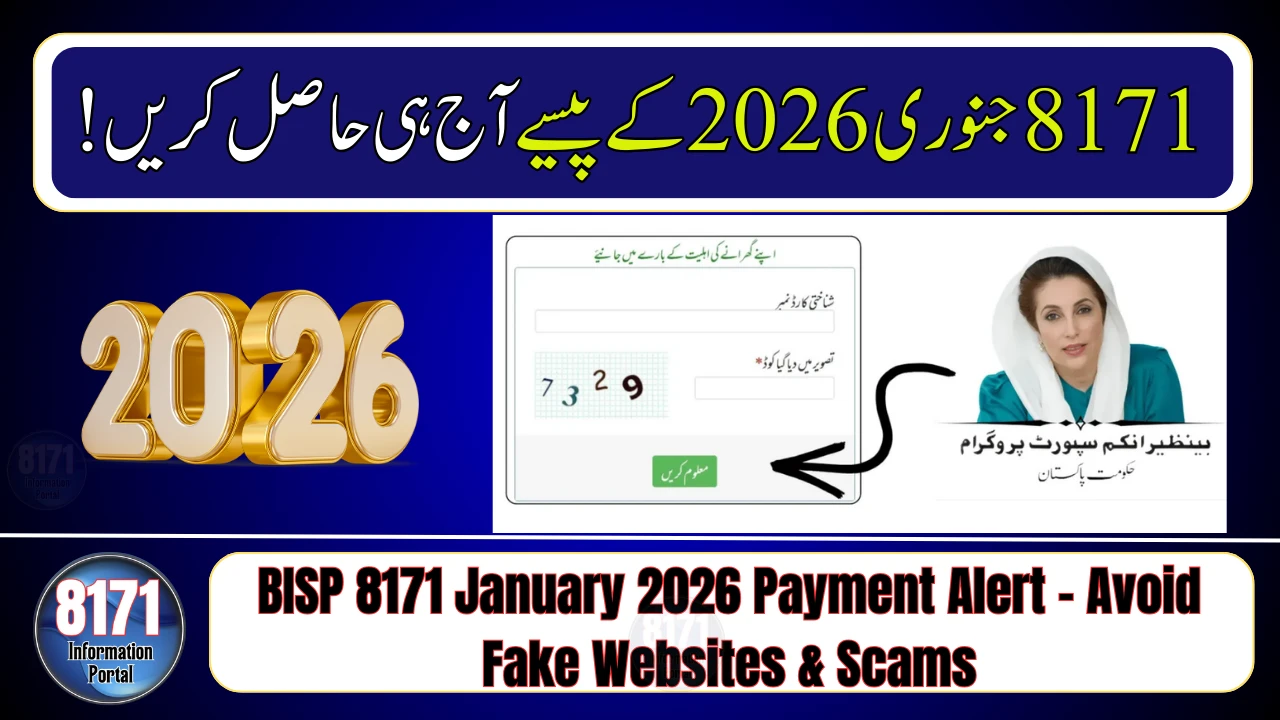 BISP 8171 January 2026 Payment Alert – Avoid Fake Websites & Scams