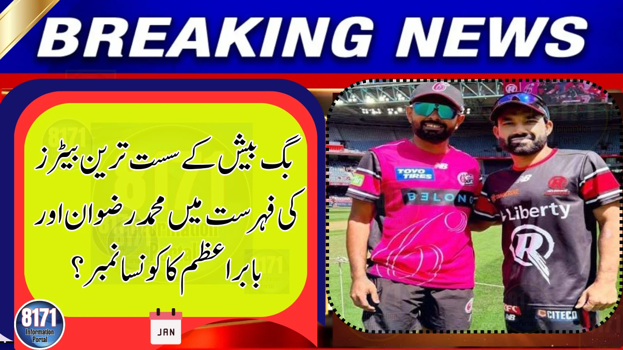 BBL Sparks Debate as Two Pakistani Stars Appear on an Unwanted Batting List