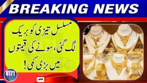 Gold Prices Drop Sharply After Losing Momentum