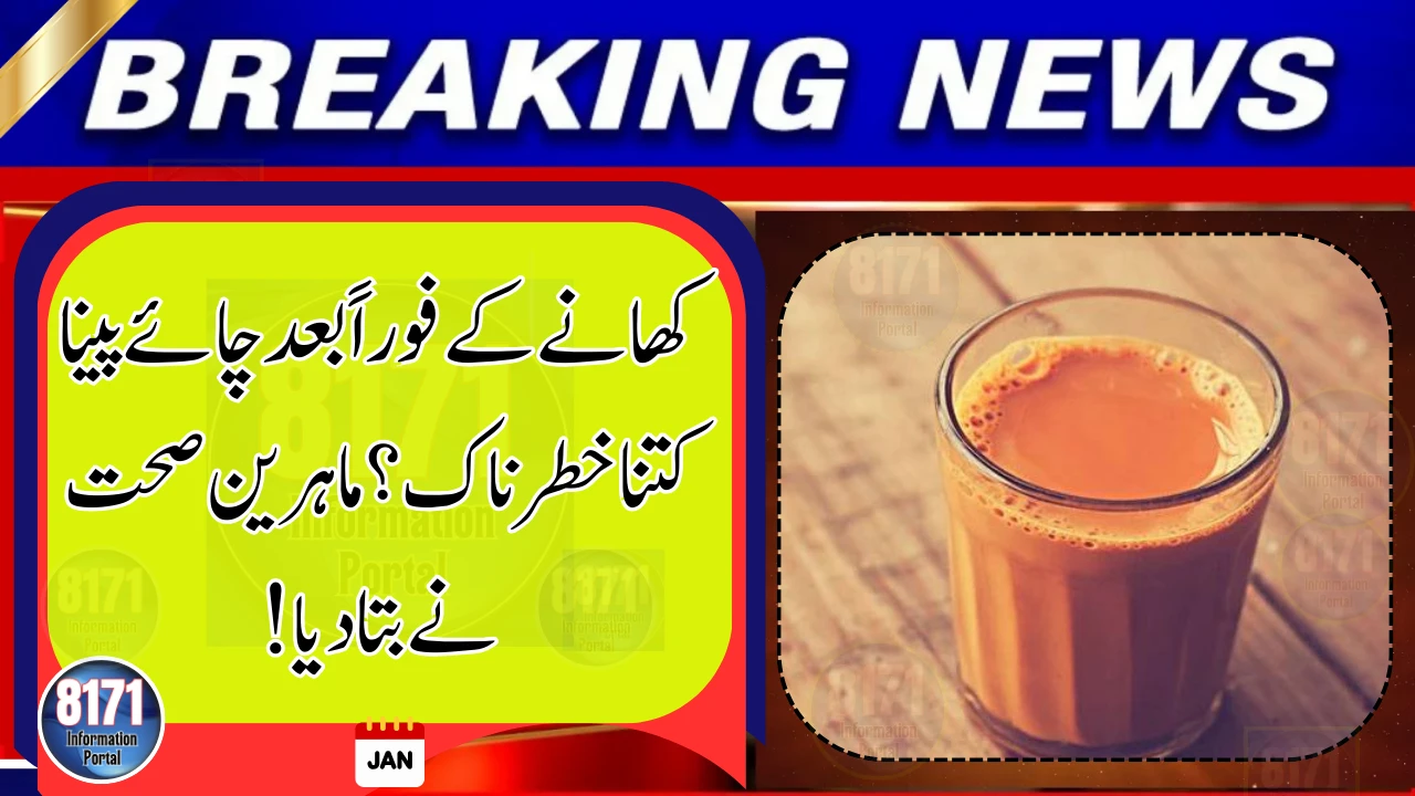 Is Drinking Tea Right After Meals Harmful? Experts Reveal the Risks