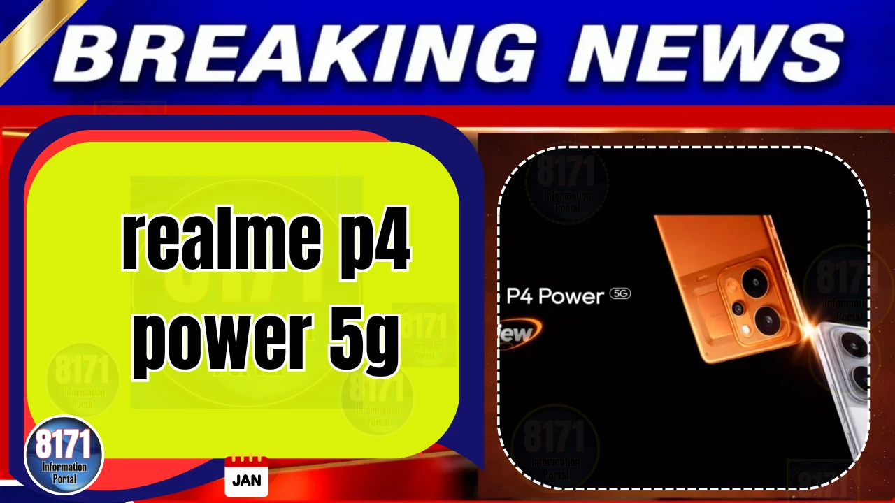 Realme P4 Power 5G Brings Massive 10001mAh Battery With Ultra-Fast Charging