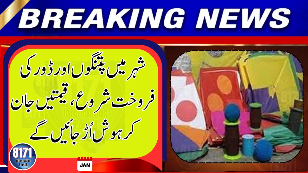 Kite and Thread Sales Kick Off in Lahore Ahead of Basant