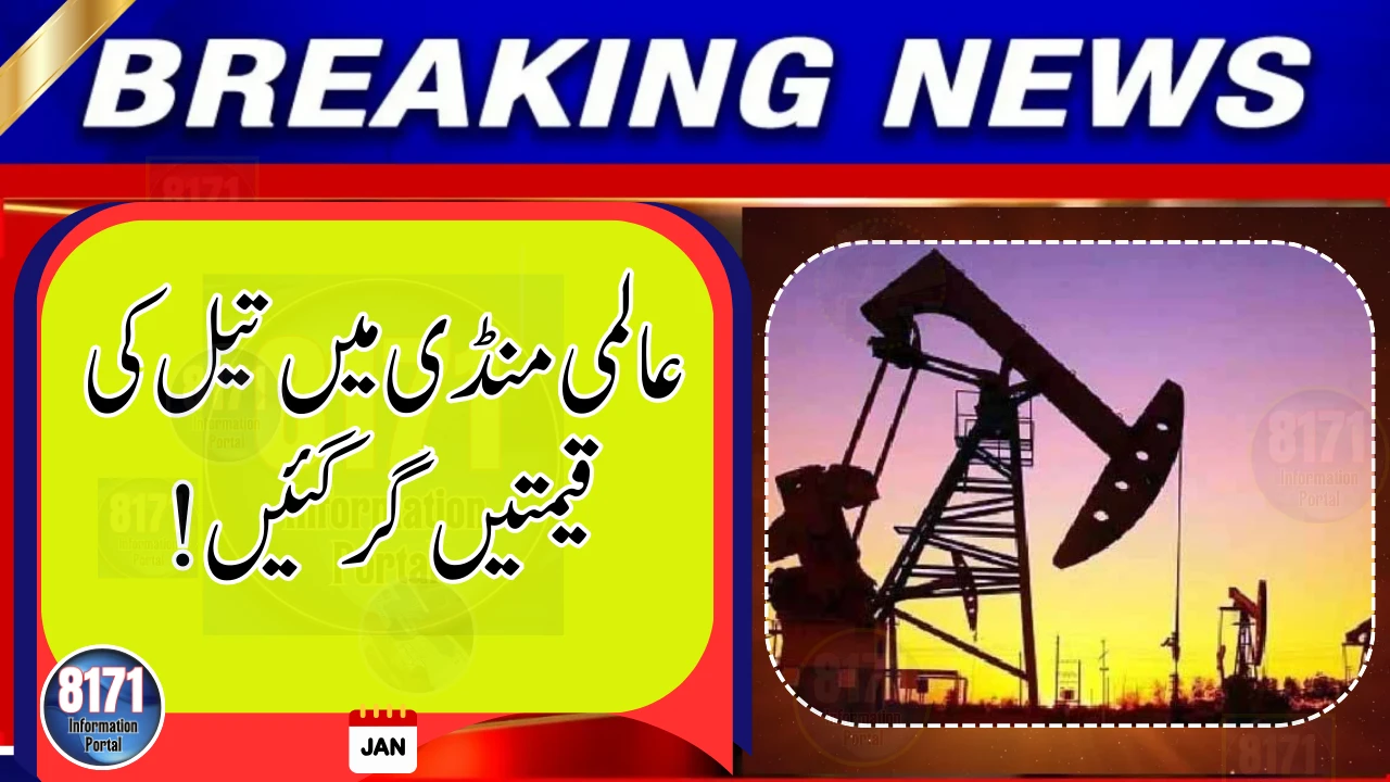 Global Oil Prices Drop Sharply Amid Economic Uncertainty