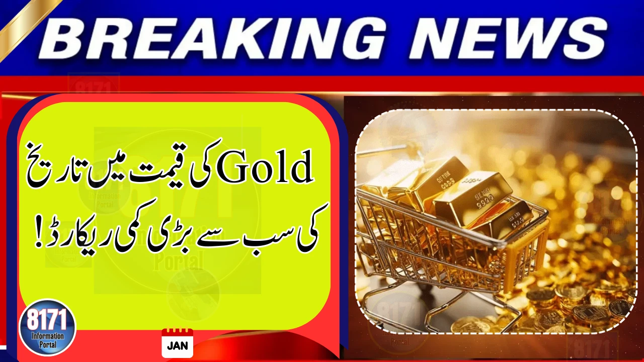 Historic Drop in Gold Prices Shakes Global and Pakistani Markets