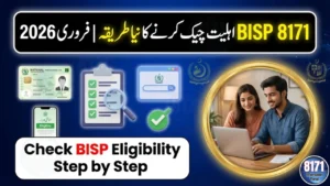 BISP 8171 CNIC Eligibility Check New Method February 2026 – Step by Step