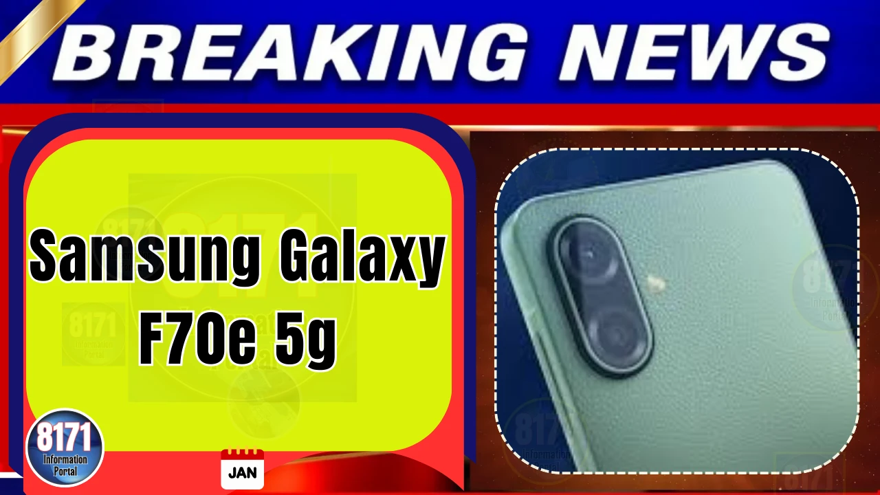 Samsung Reveals Specs of Samsung Galaxy F70e 5G
