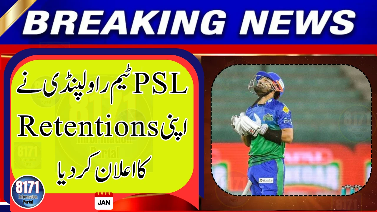 Rawalpindi Franchise Unveils PSL 11 Player Retentions